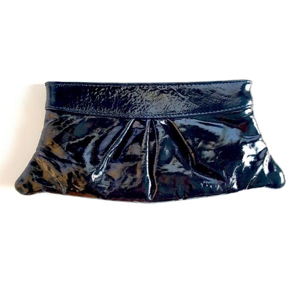Lauren Merkin, black clutch